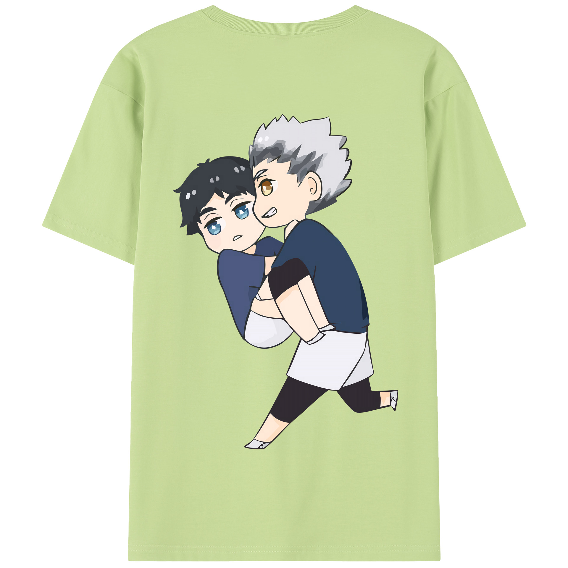 （画像用） ハイキュー!! Haikyu!! 綿100％半袖Tシャツ（背面プリント）